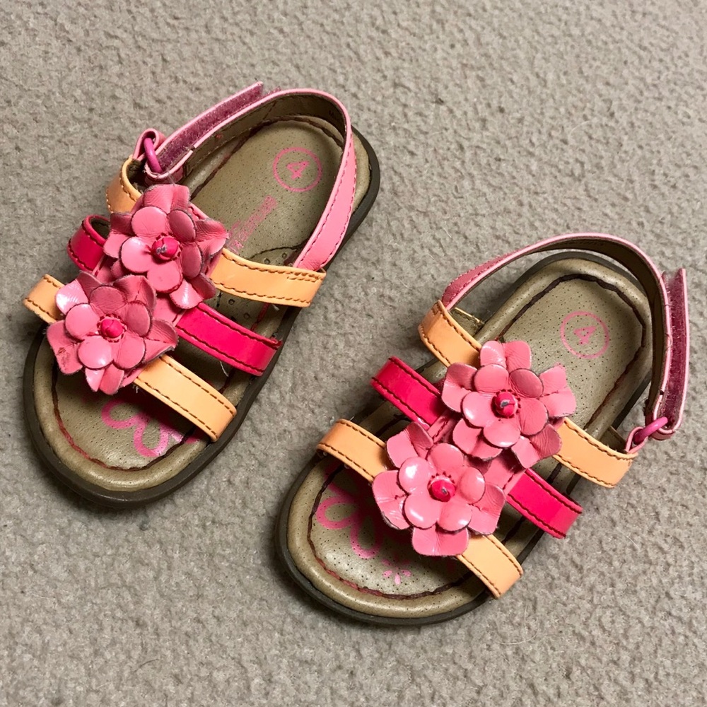 OshKosh Multi Colored Toddler Sandals, (4)